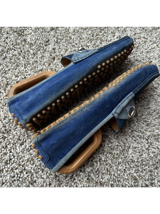 Gucci Horsebit Blue Suede Loafers Driving Shoes 11 G main image 14